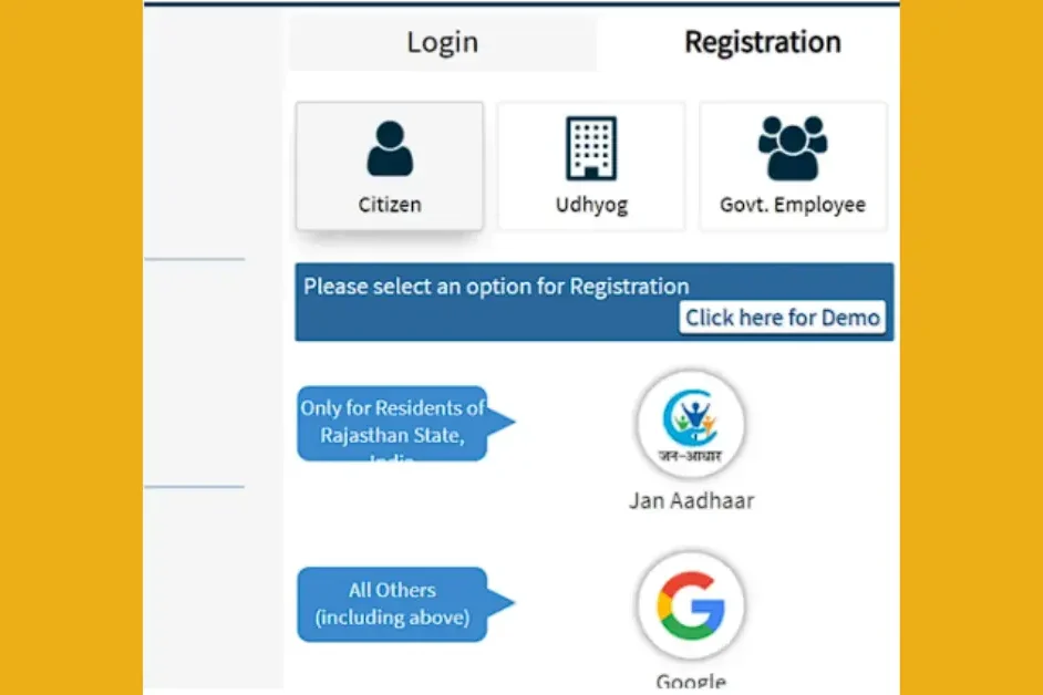 SSO ID Registration For Private Sector